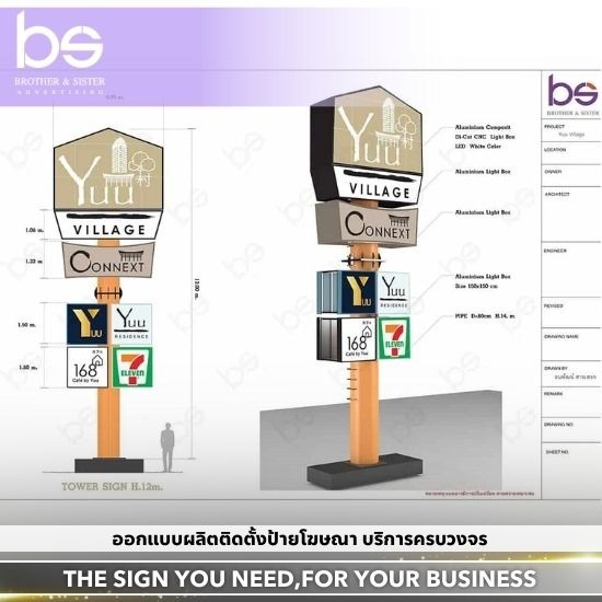 รับออกแบบป้าย