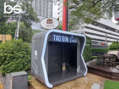 รับทำตู้ครอบสินค้า Kiosk